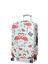Housse de valise extensible White with Summer Flamingos M Blanc Blanc
