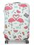 Housse de valise extensible White with Summer Flamingos M Blanc Blanc