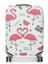 Housse de valise extensible White with Summer Flamingos S Blanc Blanc
