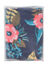 Housse de valise extensible Dark Blue with Flowers L Marine