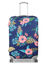 Housse de valise extensible Dark Blue with Flowers L Marine