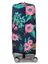 Housse de valise extensible Dark Blue with Flowers M Marine Marine