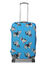 Housse de valise extensible Blue with Dogs M Bleu Bleu