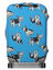 Housse de valise extensible Blue with Dogs M Bleu Bleu
