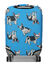 Housse de valise extensible Blue with Dogs S Bleu Bleu