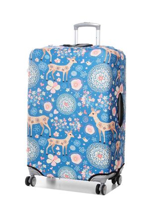 Housse de valise Periea Blue Animals L Bleu