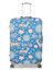 Housse de valise extensible Blue Animals L Bleu