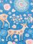 Housse de valise extensible Blue Animals L Bleu