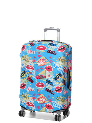 Housse de valise Periea Kiss M Bleu