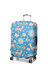 Housse de valise extensible Blue Animals M Bleu Bleu