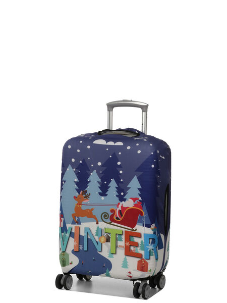 Housse de valise extensible Winter S Bleu