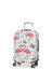 Housse de valise extensible White with Summer Flamingos S Blanc Blanc