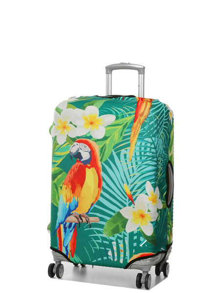 Housse de valise extensible Tropical Parrot M