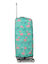 Housse de valise extensible Green with Pink Flamingos L Vert Vert