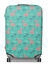 Housse de valise extensible Green with Pink Flamingos L Vert Vert