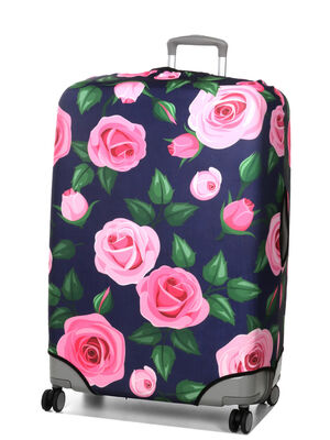 Housse de valise Periea Purple with Pink Roses XL Violet