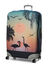 Housse de valise extensible Sunset Flamingos XL Orange