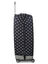 Housse de valise extensible Black with White Dots XL Noir