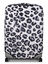 Housse de valise extensible Silver Leopard L Blanc