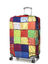 Housse de valise extensible Colourful Squares L Multicolore Multicolore