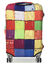 Housse de valise extensible Colourful Squares M Multicolore Multicolore