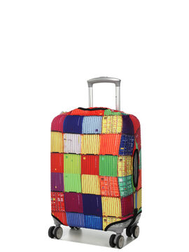 Housse de valise extensible Colourful Squares S Multicolore