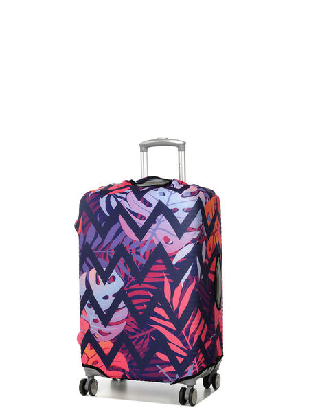 Housse de valise extensible Purple Zigzag S Violet
