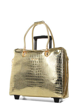 Pilot case souple Alice 16 pouces Gold