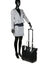 Pilot case souple Kennedy 17 pouces Noir / Blanc Noir / Blanc