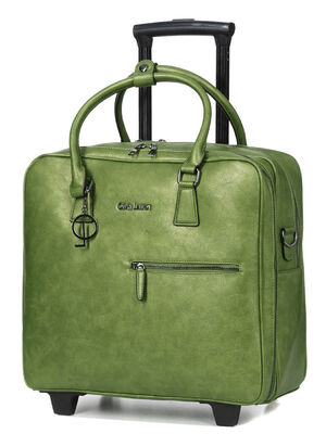 Pilot case Olivia Lauren Peyton 17 pouces Vert