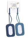 Set de 2 porte-adresses Bleu Clair / Bleu Fonc� Bleu Clair / Bleu Fonc�