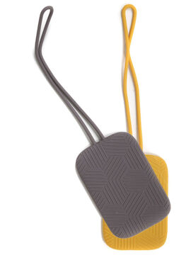 Set de 2 porte-adresses Moutarde / Beige