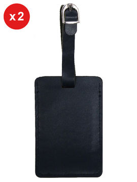 Set de 2 porte-adresses Bleu