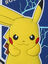 Porte-adresse Pikachu Lightning Bleu