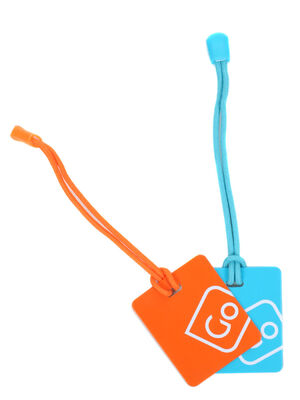 Set de 2 porte-adresses Go Travel Bleu/Orange