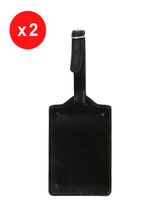 Set de 2 porte-adresse Classic Snowball Noir