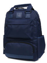 Sac  dos Benetton Color Block Bleu Marine