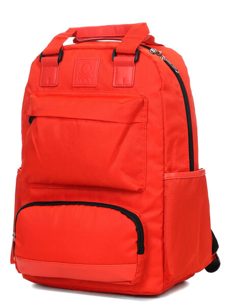 Sac à dos Color Block Rouge