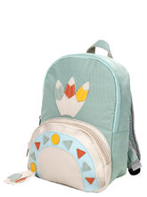 Petit sac  dos Caramel & Cie Indien Bleu