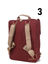 Sac  dos Le Rversible Bordeaux Beige Bordeaux Beige