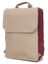 Sac  dos Le Rversible Bordeaux Beige Bordeaux Beige