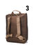 Sac  dos Le Rversible Metallic Brown Beige Metallic Brown Beige