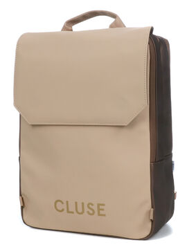 Sac  dos Le Rversible Metallic Brown Beige