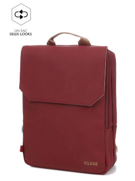 Sac � dos Le R�versible Bordeaux Beige