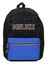 Sac � dos Casual Contrast Noir Bleu