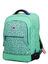 Sac � dos Back To School - 2 compartiments Vert D'Eau Fleurs Vert D'Eau Fleurs