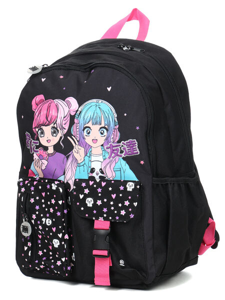 Sac à dos Manga Kawaii Noir