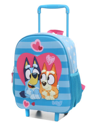 Sac � dos � roulettes Bluey & Bingo 3D 15763#Bleu