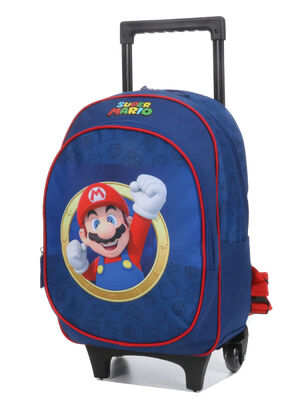 Sac � dos � roulettes Super Mario Victoire 16020#Bleu Marine