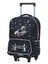Sac � dos � roulettes Cheval Wild Flowers Bleu